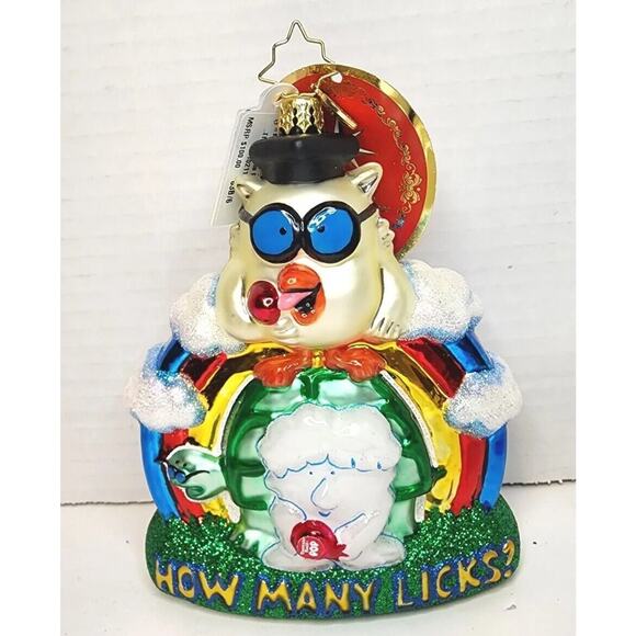 Christopher Radko The Tootsie Pop Test Glass Christmas Ornament BRAND NEW - Picture 4 of 13